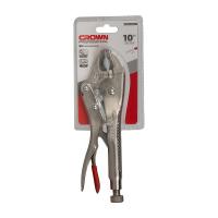 Зажим с фиксатором CROWN 250 мм изогнутые губки CPHPL-GRA10